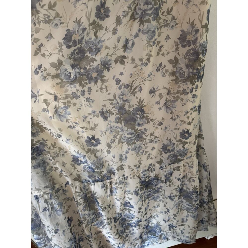NWT Abercrombie & Fitch Emerson Bow Tie Back Floral Maxi Dress Size XL - Picture 9 of 12
